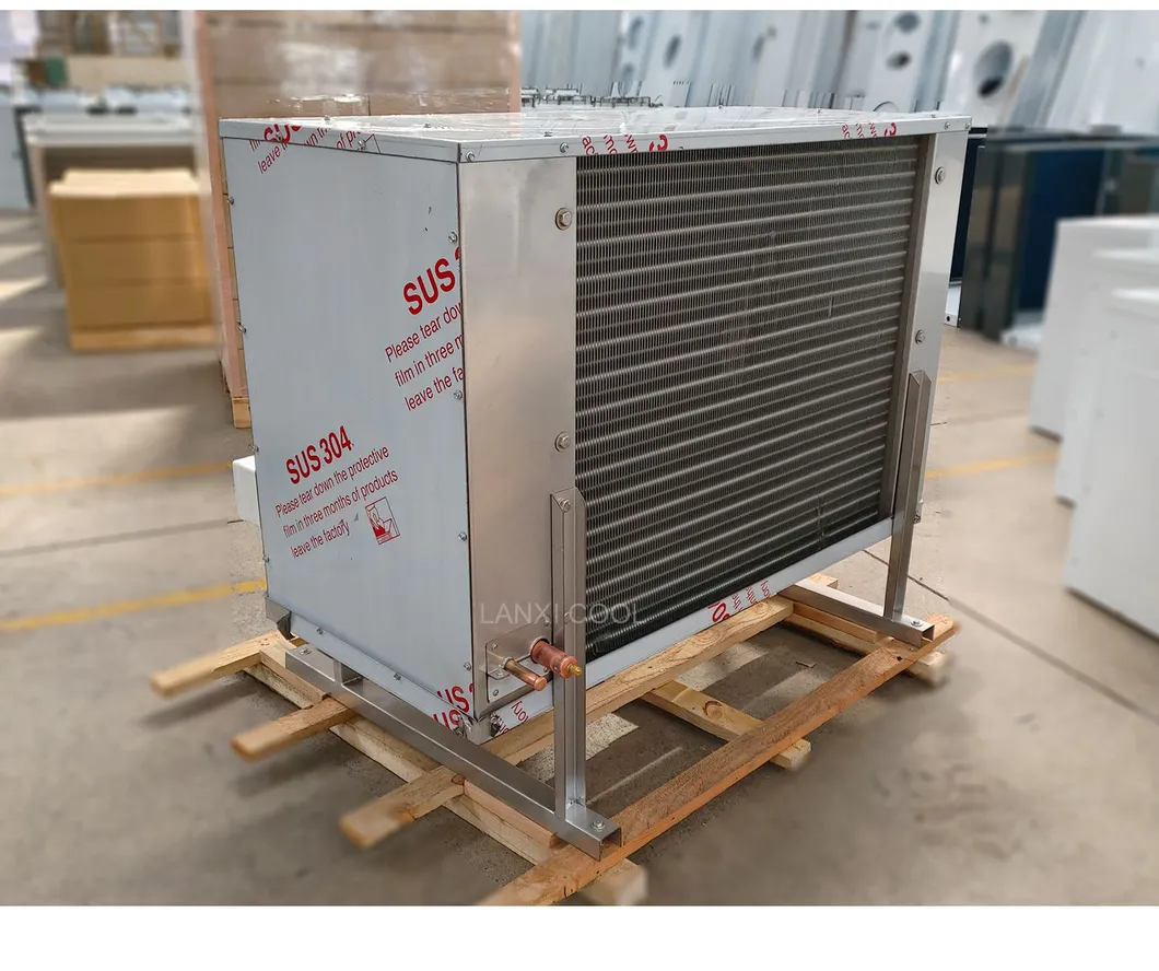 Stainless Steel Shell Side Blow Evaporator Unit Cooler for Cold Room for Fruit and Vegetables and Seafood