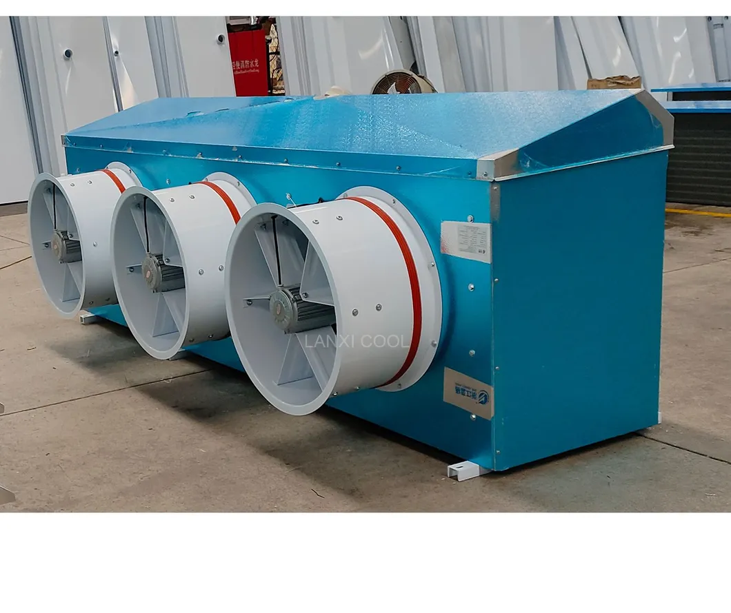 Stainless Steel Shell Side Blow Evaporator Unit Cooler for Cold Room for Fruit and Vegetables and Seafood