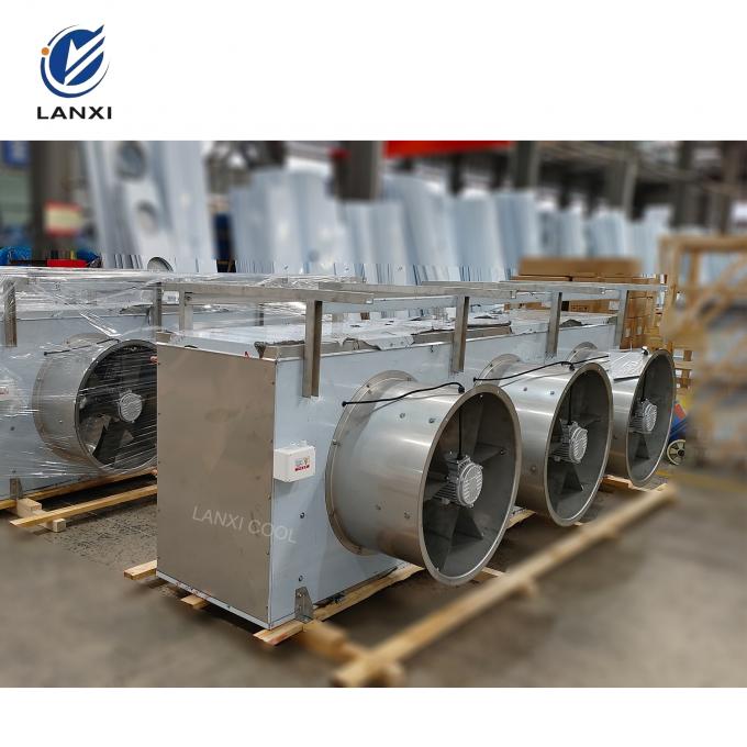 Stainless Steel Shell Side Blow Evaporator Unit Cooler for Cold Room for Fruit and Vegetables and Seafood