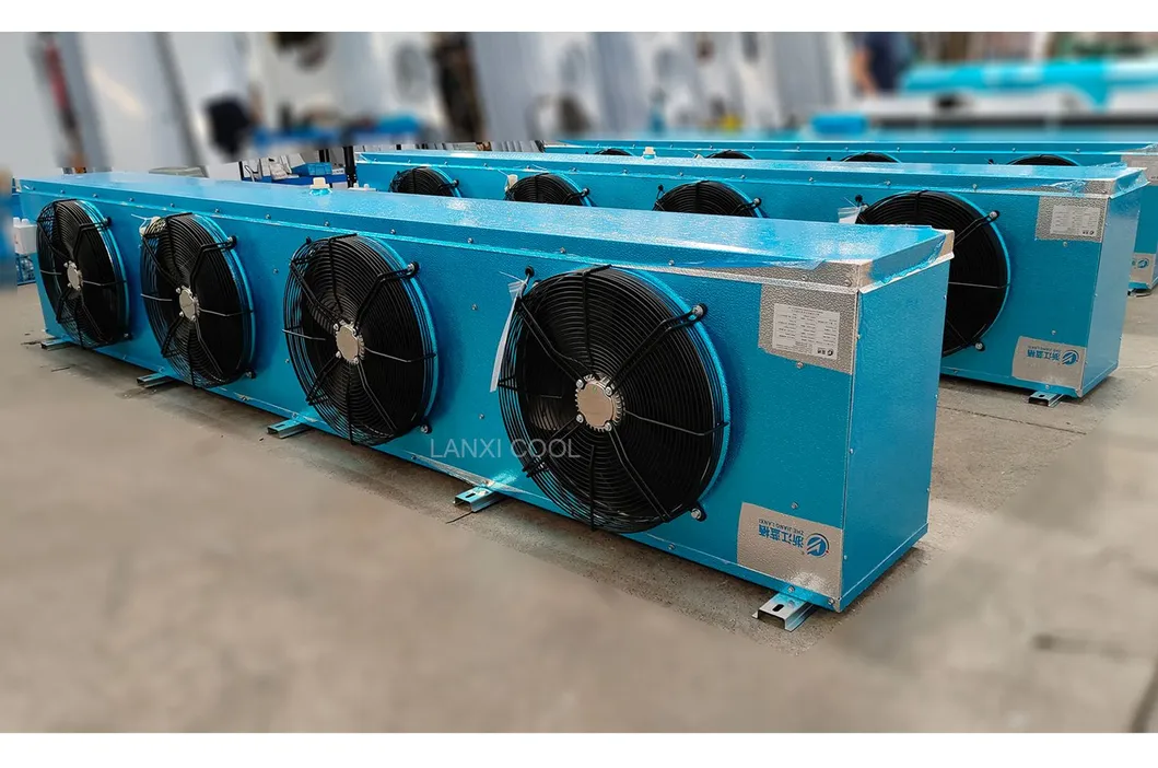 Factory Refrigeration Air Cooler Evaporator Provide OEM Service for Cold Room Cold Storage Condensing Unit Refrigeration Equipment New Material