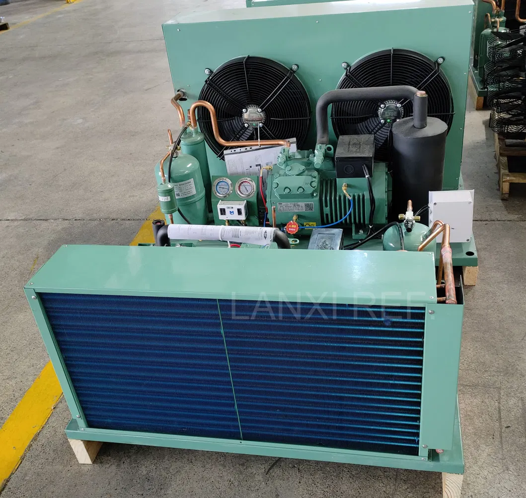 Cold Room Refrigeration Compressor 5HP R22/R404A Refrigeration Unit Air Cooled Open Type Cold Storage Compressor Condensing Unit