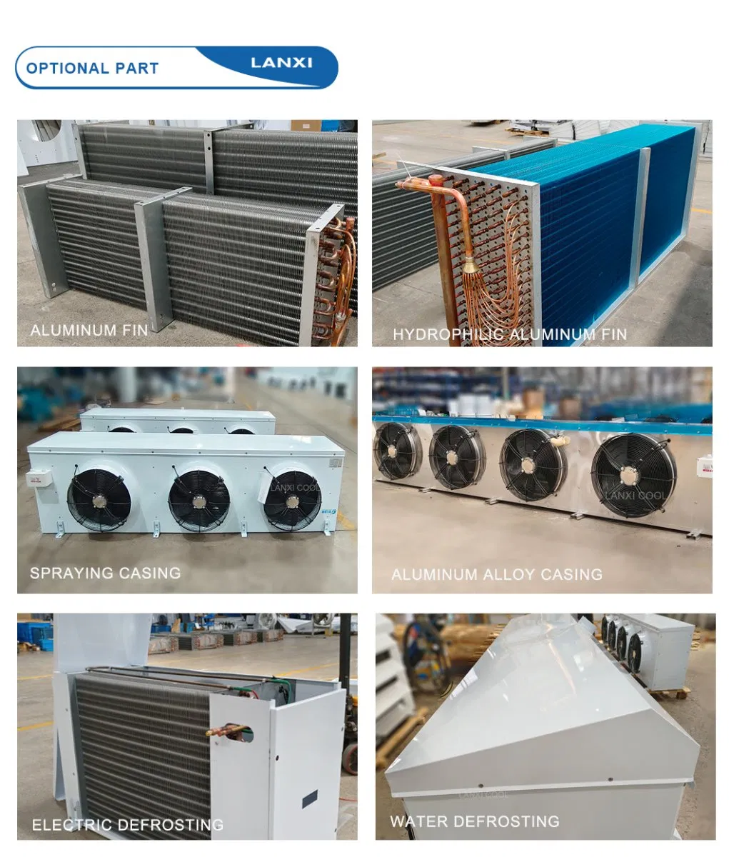 New Material Sgld Good Corrosion Protection Evaporator for Cold Room with Duct Fan Motor Wall-Mounted 415V 50Hz or 440V 60Hz Air Cooler Uni
