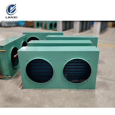 Конденсатор типа H FNH-49 Factory 3HP 5HP 6HP 10HP Конденсатор с воздушным охлаждением Боковая вентиляция конденсатора с вентиляторами