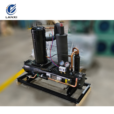 Emerson 12HP Copeland Скрут компрессоры Конденсационные установки Вода охлажденная для системы охлаждения холодильная комната