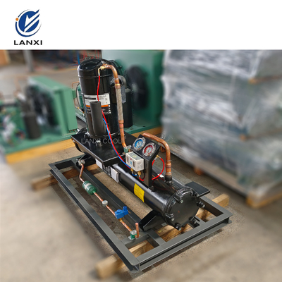 Emerson 12HP Copeland Скрут компрессоры Конденсационные установки Вода охлажденная для системы охлаждения холодильная комната