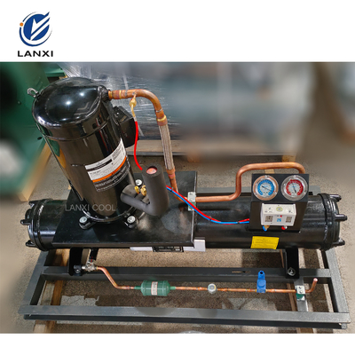 Emerson 12HP Copeland Скрут компрессоры Конденсационные установки Вода охлажденная для системы охлаждения холодильная комната