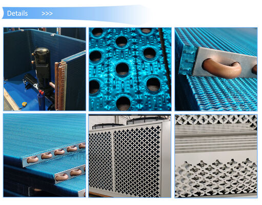 6-10-15-20HP воздушно-охлаждаемый конденсационный агрегат U-Box-типа Конденсационный агрегат с E-merson Scroll или поршневым компрессорным агрегатом для холодильной системы