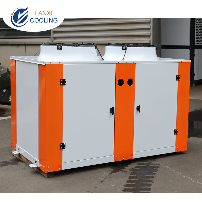 10 U/Box Type Air-cooled unit with discharge upwards For small footprint Compressor Condensing Unit (Вертоохлаждающий агрегат с выбросом вверх для компрессоров с небольшим отпечатком)