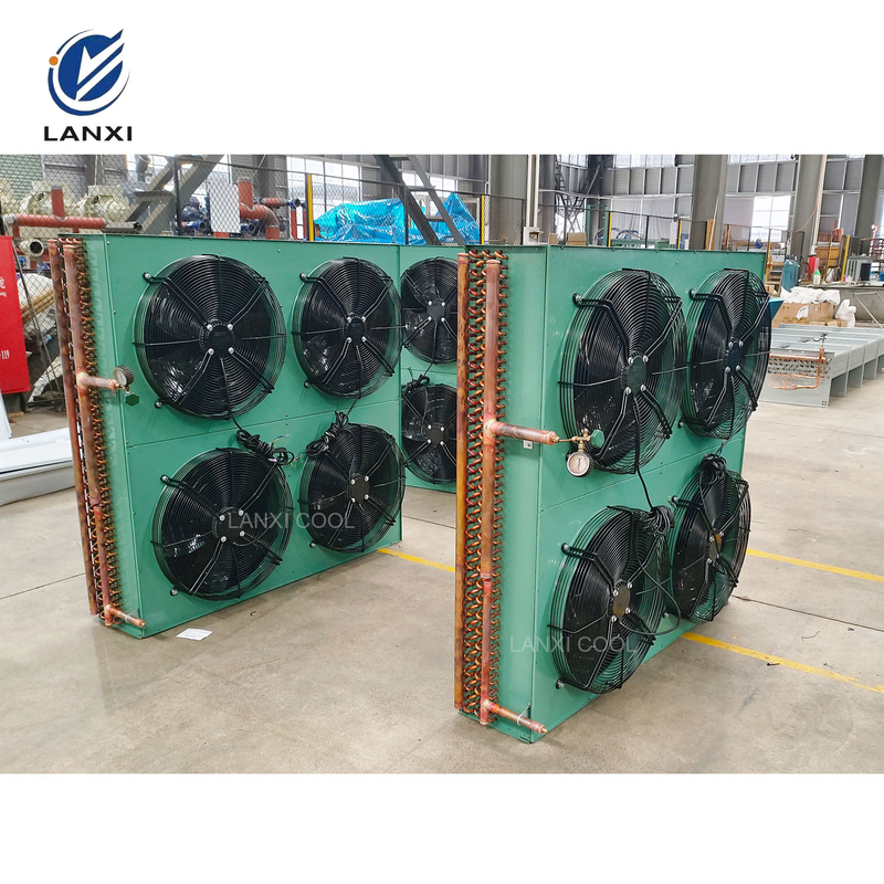 R290 R22 R404 Холодная комната используется средней температурой 30hp 25hp 5hp Конденсатор Алюминиевый теплообменник с крыльями
